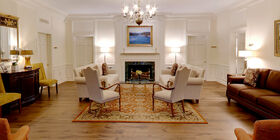 Sitting area at Porter Loring Mortuary - McCullough