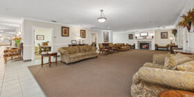 Sitting area at Singing Hills Funeral Home