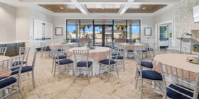 Celebration of life venue for services, gatherings and receptions at Forest Park South Funeral Home