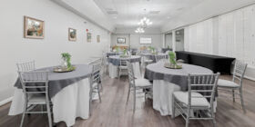 Celebration of life venue for services, gatherings and receptions at Earthman Baytown Funeral Home