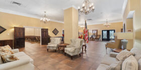Lobby at Funeraria Del Angel Roy Akers