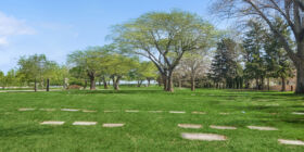 Cemetery grounds at Wasatch Lawn Memorial Park and Mortuary