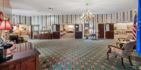 Lobby at Clore-English Funeral Home