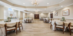 Celebration of life venue for services, gatherings and receptions at Bisch Funeral Home