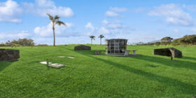 Cemetery grounds at Valley Isle Memorial Park - Haiku