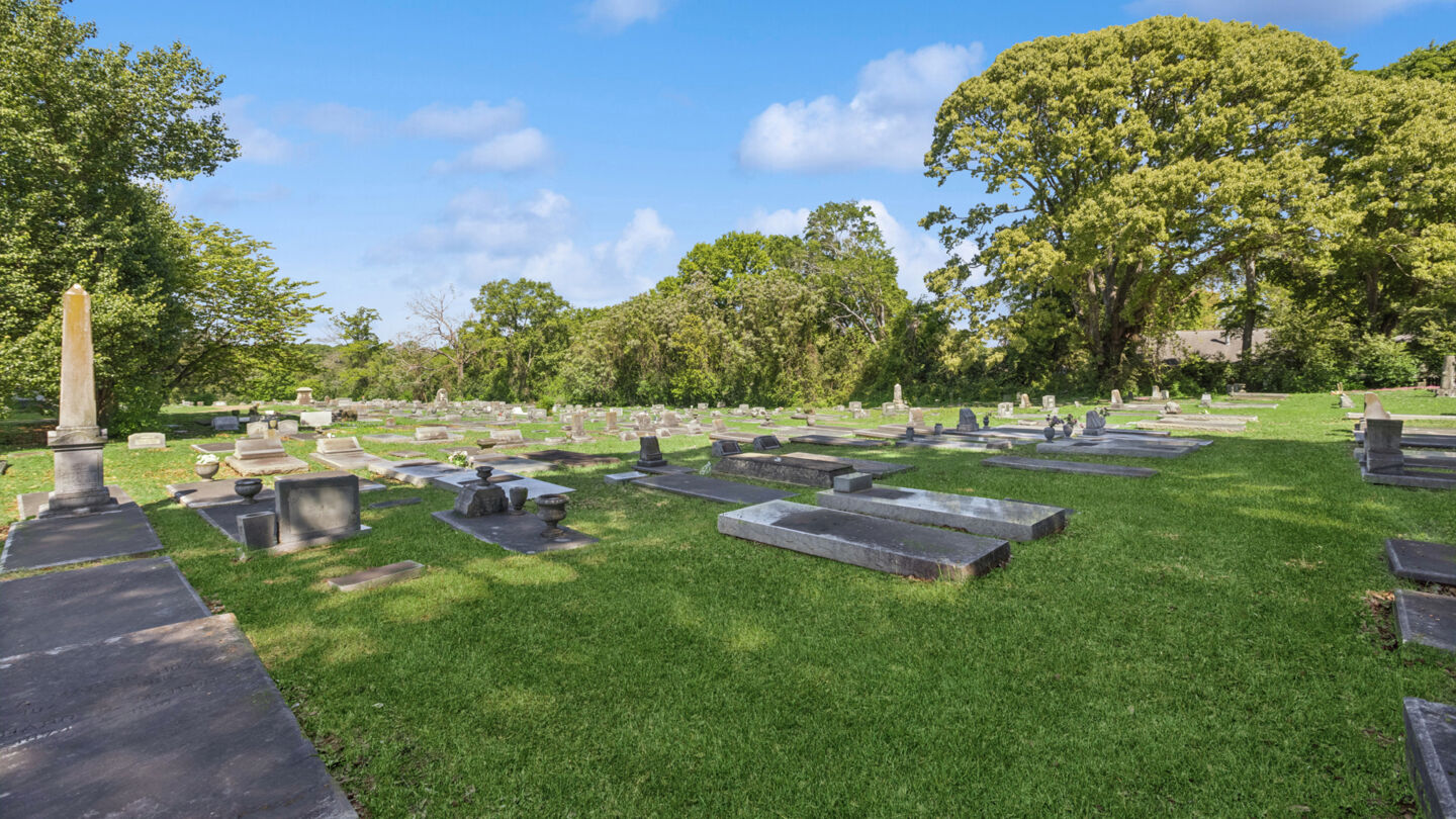 Cemetery grounds at White Chapel-Greenwood Funeral Home & Greenwood Serenity Memorial Gardens