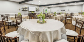 Celebration of life venue for services, gatherings and receptions at Skyline Memorial Gardens and Funeral Home