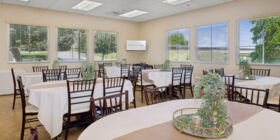 Celebration of life venue for services, gatherings and receptions at Lakewood Funeral Home