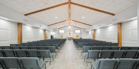 Chapel at Funeraria Del Angel Trevino Funeral Home