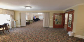 Sitting area at C.M. Sloan & Sons Funeral Home