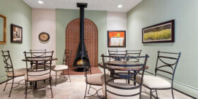 Celebration of life venue for services, gatherings and receptions at Calcaterra Funeral Home