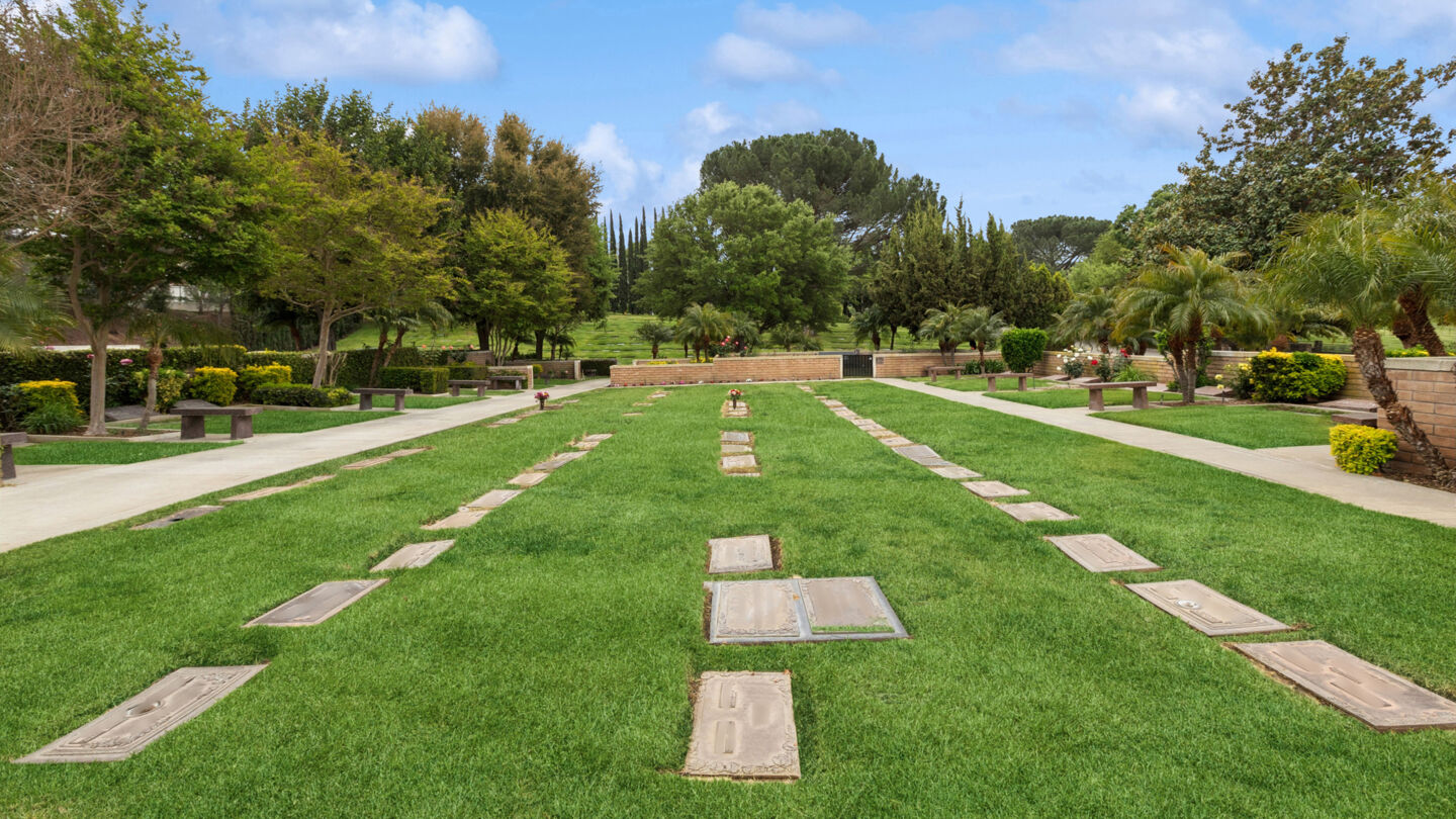 Cemetery grounds at Pierce Brothers Valley Oaks-Griffin Memorial Park, Mortuary & Crematory