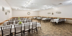 Celebration of life venue for services, gatherings and receptions at Gearhart Funeral Home