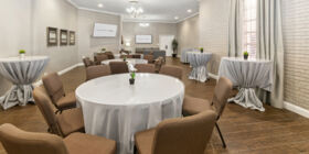 Celebration of life venue for services, gatherings and receptions at Moore Funeral Home & Memorial Gardens