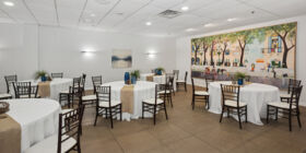 Celebration of life venue for services, gatherings and receptions at Caballero Rivero Westchester