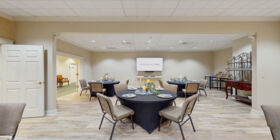 Celebration of life venue for services, gatherings and receptions at Gross Funeral Home