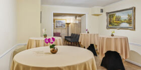 Celebration of life venue for services, gatherings and receptions at Stamatiades Funeral Home