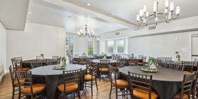 Celebration of life venue for services, gatherings and receptions at Funeraria Del Angel Lincoln Heights