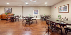 Celebration of life venue for services, gatherings and receptions at Earthman Funeral Directors