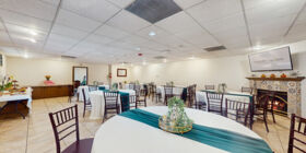 Celebration of life venue for services, gatherings and receptions at Funeraria Del Angel Fresno