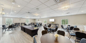 Celebration of life venue for services, gatherings and receptions at First Memorial Funeral Services Fraser Heights Chapel