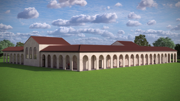 Forest Park Mission Memorial Mausoleum II - Exterior Rendering 1