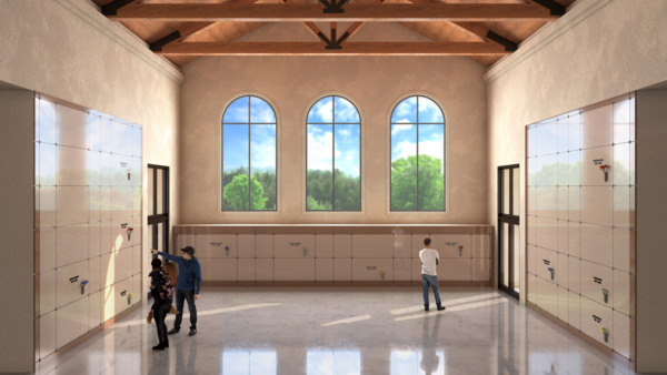 Forest Park Mission Memorial Mausoleum II - Interior Rendering 1