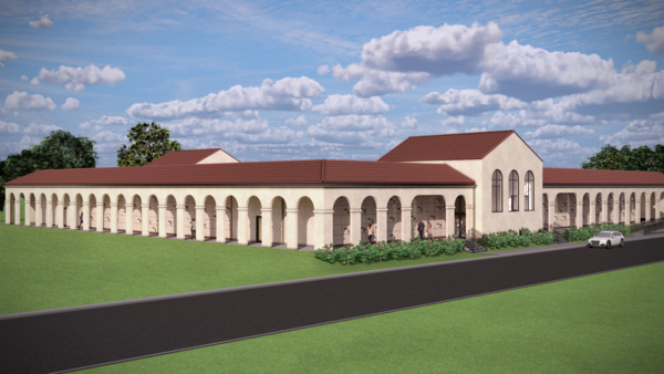 Forest Park Mission Memorial Mausoleum II - Exterior Rendering 2