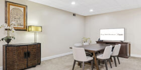 Arrangement room at Stricklin/Snively Mortuary