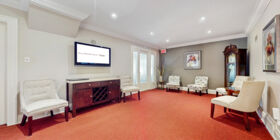 Sitting area at Barthel Funeral Home