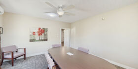 Arrangement room at First Memorial Funeral Services