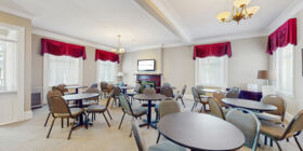 Celebration of life venue for services, gatherings and receptions at Marlatt Funeral Home, Swackhamer Chapel