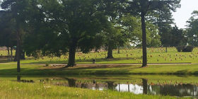Cemetery grounds at Lakeview Funeral Home