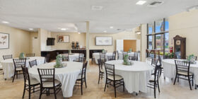 Lugar de celebración de la vida para servicios, reuniones y recepciones en Funeraria del Angel Bellflower