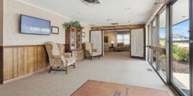 Sitting area at Davison-Fulton/Bartonville Chapel