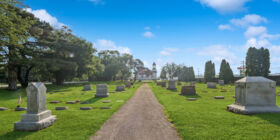 Cemetery grounds at Sunset Funeral Home & Memorial Gardens