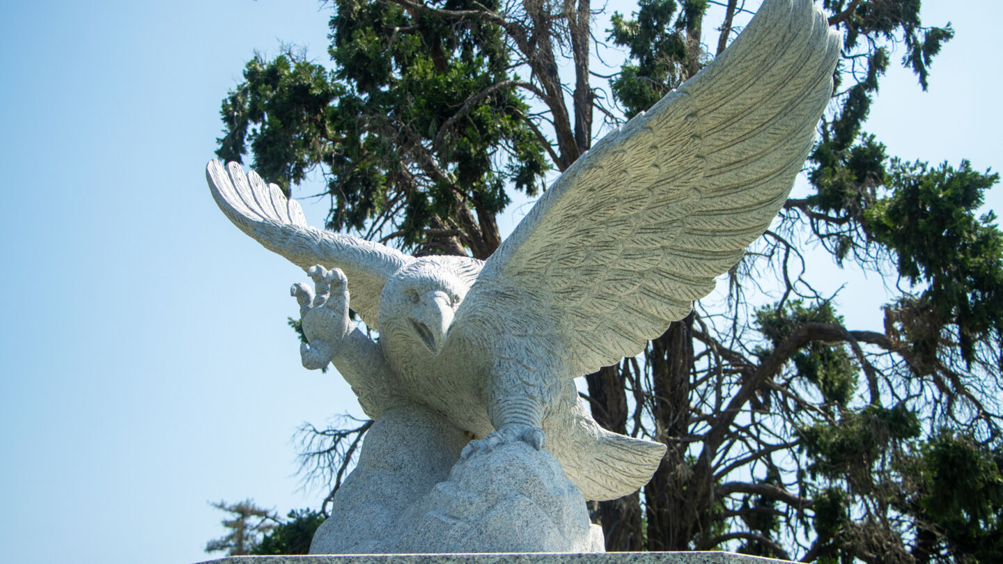 Unique feature at Mt. View Mortuary & Cemetery