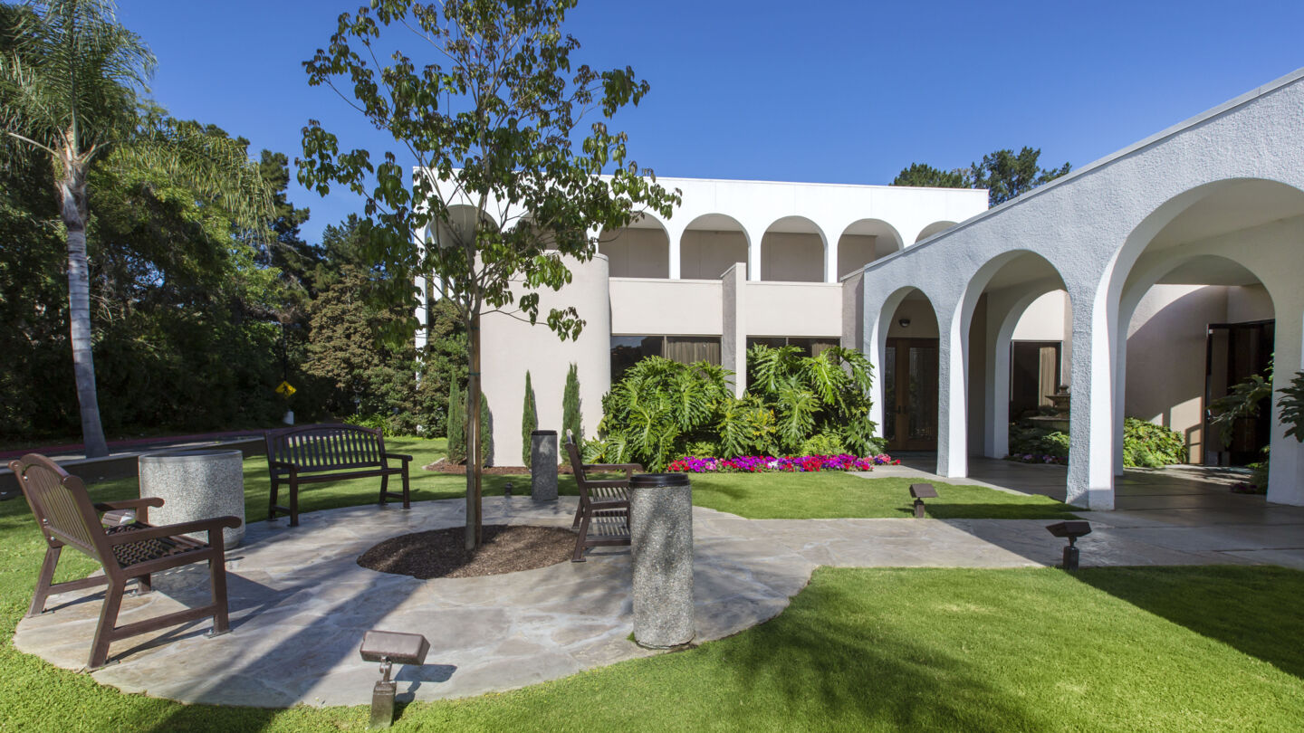 Front exterior at El Camino Memorial Park