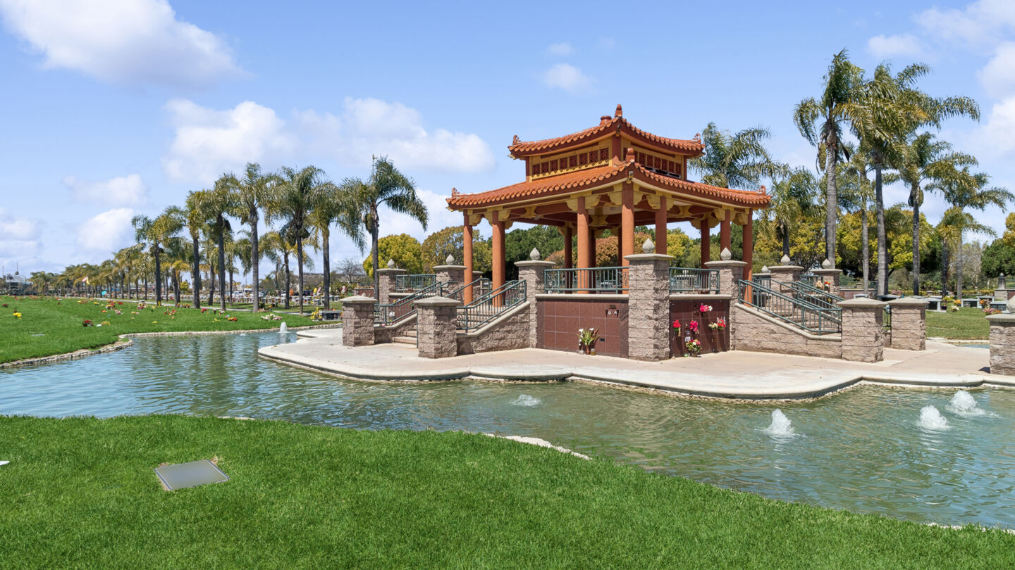 Unique feature at Westminster Memorial Park and Mortuary