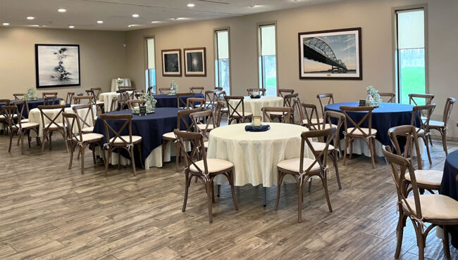 Bridge banquet at Cunnick-Collins Life Celebration Center