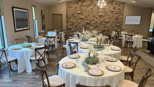 Bridge banquet at Cunnick-Collins Life Celebration Center