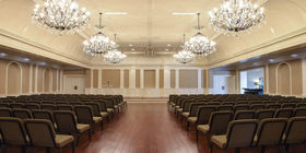 Service room at Striffler-Hamby Mortuary