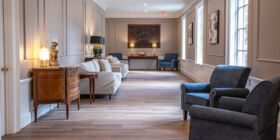 Sitting area at Griffin Leggett Healey & Roth Funeral Home