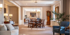 Sitting area at Griffin Leggett Healey & Roth Funeral Home