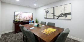 Arrangement room at Assman's Funeral Chapel