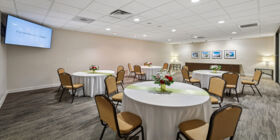 Celebration of life venue for services, gatherings and receptions at Palm Eastern Mortuary & Cemetery