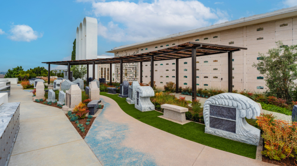 Cremation garden at El Camino Memorial - Sorrento Valley & Memorial Park