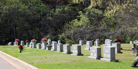 Cemetery grounds at Westminster Gardens Cemetery and Crematory