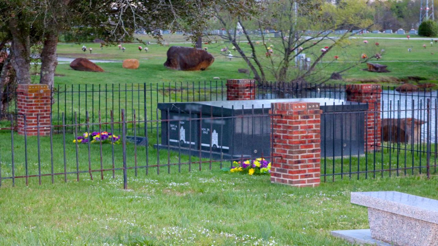 Estate area at Guilford Memorial Park