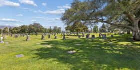 Cemetery grounds at Oakdale Mortuary & Memorial Park